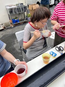 ☆流しそうめんをしました☆