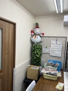 ☆クリスマスの飾り付けをしてくれました☆