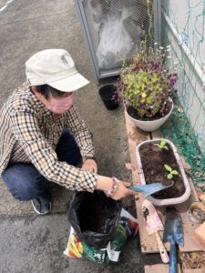 ☆花の手入れをしてくれました☆