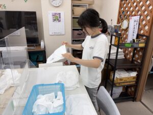 ☆タオルの検品中☆